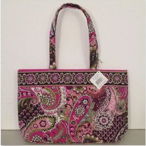 Vera Bradley Tote, Very Berry Paisley